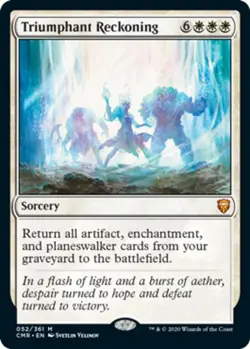 x1 Triumphant Reckoning M MTG Commander Legends M/NM, English - Image 1