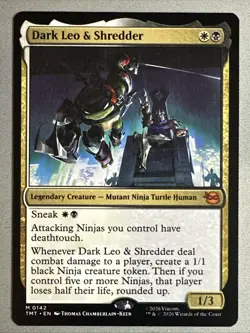 MTG / Dark Leo & Shredder / TMT / #142 / Regular / Mythic / NM - Image 1