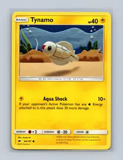 Tynamo 44/147 Common Burning Shadows Pokemon Lightly Played - Image 1
