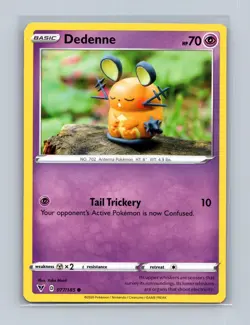 Dedenne 077/185 Common Vivid Voltage Pokemon Lightly Played - Image 1
