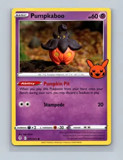 Pumpkaboo 076/203 Common Evolving Skies Pokemon Lightly Played - Image 1