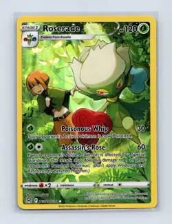 Roserade TG02/TG30 Holo Lost Origin Trainer Gallery Pokemon NM - Image 1