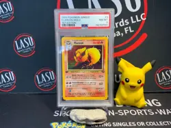 Flareon Holo 1st Edition PSA 8 1999 Pokemon Jungle #3 - Image 1