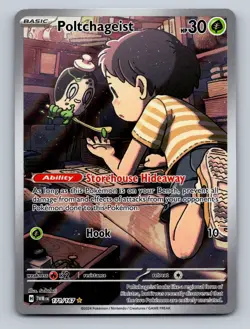Pokemon TCG Poltchageist Holo Illustration Rare SV06: Twilight Masquerade 171/16 - Image 1