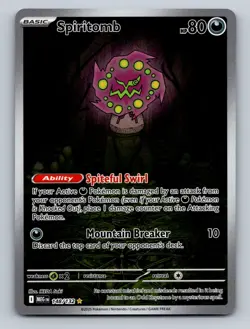 Pokemon TCG Spiritomb Holo Illustration Rare ME01: Mega Evolution 148/132 - Image 1