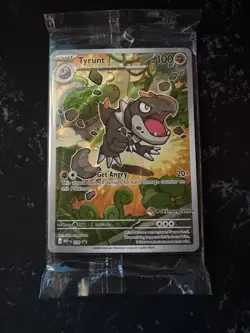 Tyrunt - 070 (Pokemon Center Stamped) Mega Evolution Promo Holo - SEALED - Image 1