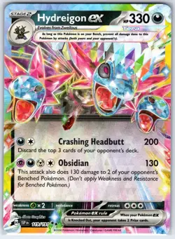 Hydreigon ex 119/191 Double Rare Surging Sparks Pokemon Holo Near Mint - Image 1