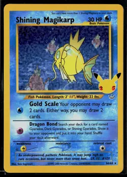 Shining Magikarp 66/64 Celebrations: Classic Collection Pokemon - Image 1