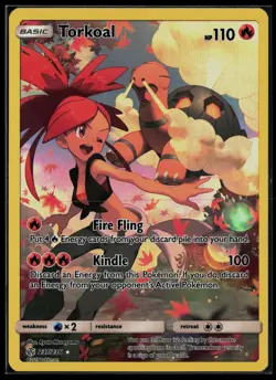 Torkoal 237/236 Cosmic Eclipse Secret Rare Pokemon - Image 1