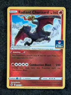 2023 Pokemon RADIANT CHARIZARD #020/159 Crown Zenith - Gym SE Asia Exclusive (B) - Image 1