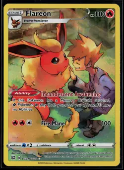 Flareon TG01/TG30 Brilliant Stars Trainer Gallery Holo Pokemon - Image 1