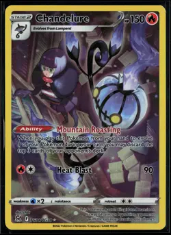 Chandelure TG04/TG30 Lost Origin Trainer Gallery Holo Pokemon - Image 1