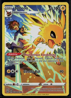 Jolteon TG04/TG30 Brilliant Stars Trainer Gallery Holo Pokemon - Image 1