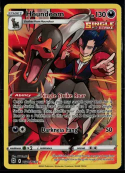 Houndoom TG10/TG30 Brilliant Stars Trainer Gallery Holo Pokemon - Image 1