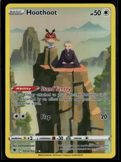 Hoothoot TG12/TG30 Astral Radiance Trainer Gallery Holo Pokemon - Image 1