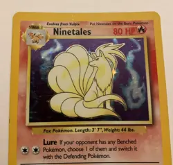 Ninetales 12/102 Holo Base Set 1999 Pokemon - Image 3