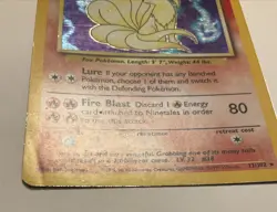 Ninetales 12/102 Holo Base Set 1999 Pokemon - Image 5
