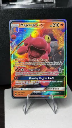 Pokemon Magcargo GX 44/214 Lost Thunder Ultra Rare Holo NM - Image 1