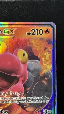 Pokemon Magcargo GX 44/214 Lost Thunder Ultra Rare Holo NM - Image 3