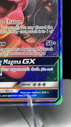 Pokemon Magcargo GX 44/214 Lost Thunder Ultra Rare Holo NM - Image 4