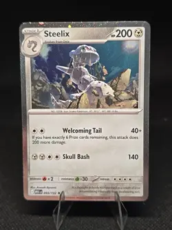 Pokemon Cosmos Holo - Steelix 093/132 - Perfect Order Blister Promo - NM - Image 1