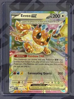 Pokemon TCG - Eevee Ex 75/131 Double Rare - Pack Fresh - Prismatic Evolutions - Image 1