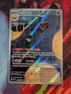Pokemon TCG Team Rockets Orbeetle Destined Rivals 198/182 - Image 1