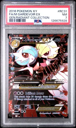 2016 Pokemon Xy Generations Radiant Collection M Gardevoir EX Fa PSA 7 #RC31 - Image 1