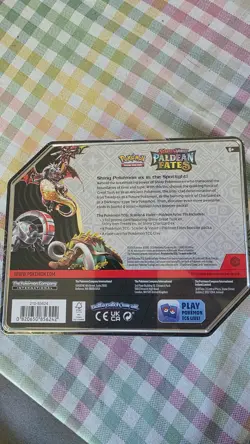 Pokemon Scarlet & Violet Paldean Fates Charizard ex Tin NEW UNOPENED - Image 3