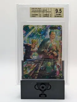 One Piece OP14-EB04 Roronoa Zoro SP Beckett BGS 9.5 PSA 10 Cross Grade Candidate - Image 1