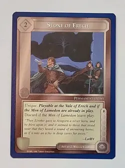 MIDDLE-EARTH CCG MECCG STONE OF ERECH WIZARDS UNLIMITED METW TWUL RARE LOTR CARD - Image 1