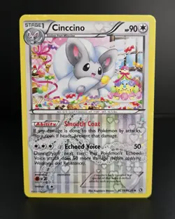 Pokemon TCG - CINCCINO - RC19/RC25 - RADIANT HOLO - LEGENDARY TREASURES 2013 -LP - Image 1