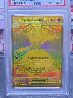 2025 Mega Evolution PSA 9 Mega Hyper Rare Gardevoir Ex Gold Card 187/132 Mint - Image 2