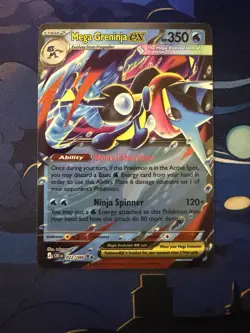 Pokemon Chaos Rising Mega Greninja EX 022/086 Double Rare Holo Card NM - Image 1