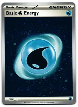 Basic Water Energy 003 - Scarlet & Violet Pokemon TCG Cosmos Holo - LP Card - Image 1