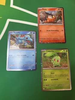 Pokemon Ascended Heroes Promo Cards Tepig Totodile Chikorita - Image 1