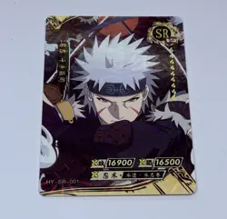 Tobirama Senju | Naruto Trading Card SR-001 Holo Foil 1mm Thick Anime Art Tc10 - Image 1