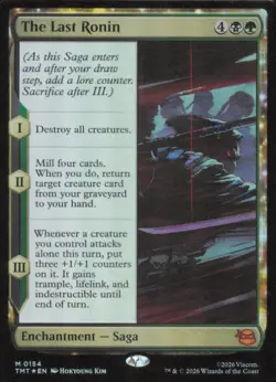 The Last Ronin 0154 Teenage Mutant Ninja Turtles Magic: The Gathering Foil NM - Image 1