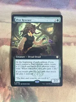Pest Rescuer (Extended Art) Commander: Secrets of Strixhaven Regular - Image 1