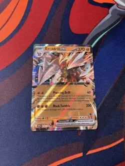 Pokemon TCG Excadrill EX 046/086 Black Bolt Double Rare - Image 1