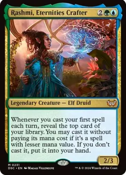 X 1 Rashmi, Eternities Crafter NM-M DSC 231 MTG Magic The Gathering - Image 1