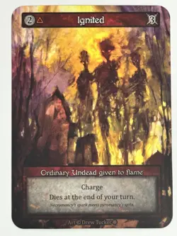 Ignited Ordinary Gothic Fire NM Sorcery: Contested Realm - Image 1