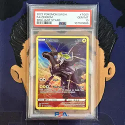 💎PSA 10 GEM MINT 2022 Pokemon Brilliant Stars ZEKROM TG05 Full Art - Image 2