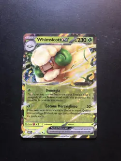 GCC Pokemon Whimsicott ex 005/086 Rara ex set Fuoco Bianco Ita. Near Mint - Image 1