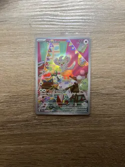 Pokemon TCG Minccino 182/162 Temporal Forces Illustration Rare NM - Image 1