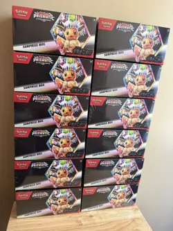 *LOT OF 12* Pokemon TCG: Prismatic Evolutions Surprise Box (SEALED) - Image 1