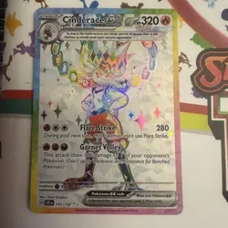 Cinderace EX Tera 157/142 Ultra Double Rare Pokemon Stellar Crown Full Art FA - Image 1