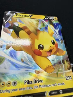 Pokemon PTCG Pikachu V & Vmax Black Star Promo SWSH285 & SWSH286 Near Mint - Image 3