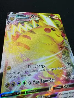 Pokemon PTCG Pikachu V & Vmax Black Star Promo SWSH285 & SWSH286 Near Mint - Image 4