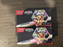BRAND NEW SEALED - Pokemon TCG Prismatic Evolutions Surprise Box’s / Lot of 2 - Image 1